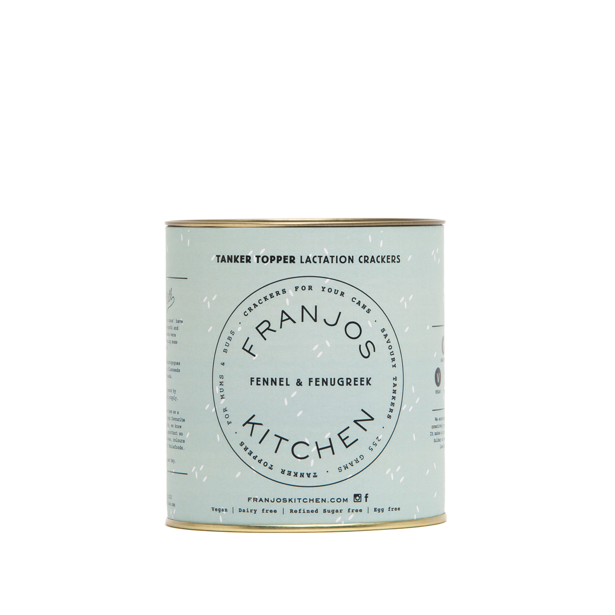 Franjo&#39;s Kitchen Crackers Lactation Fennel 255g