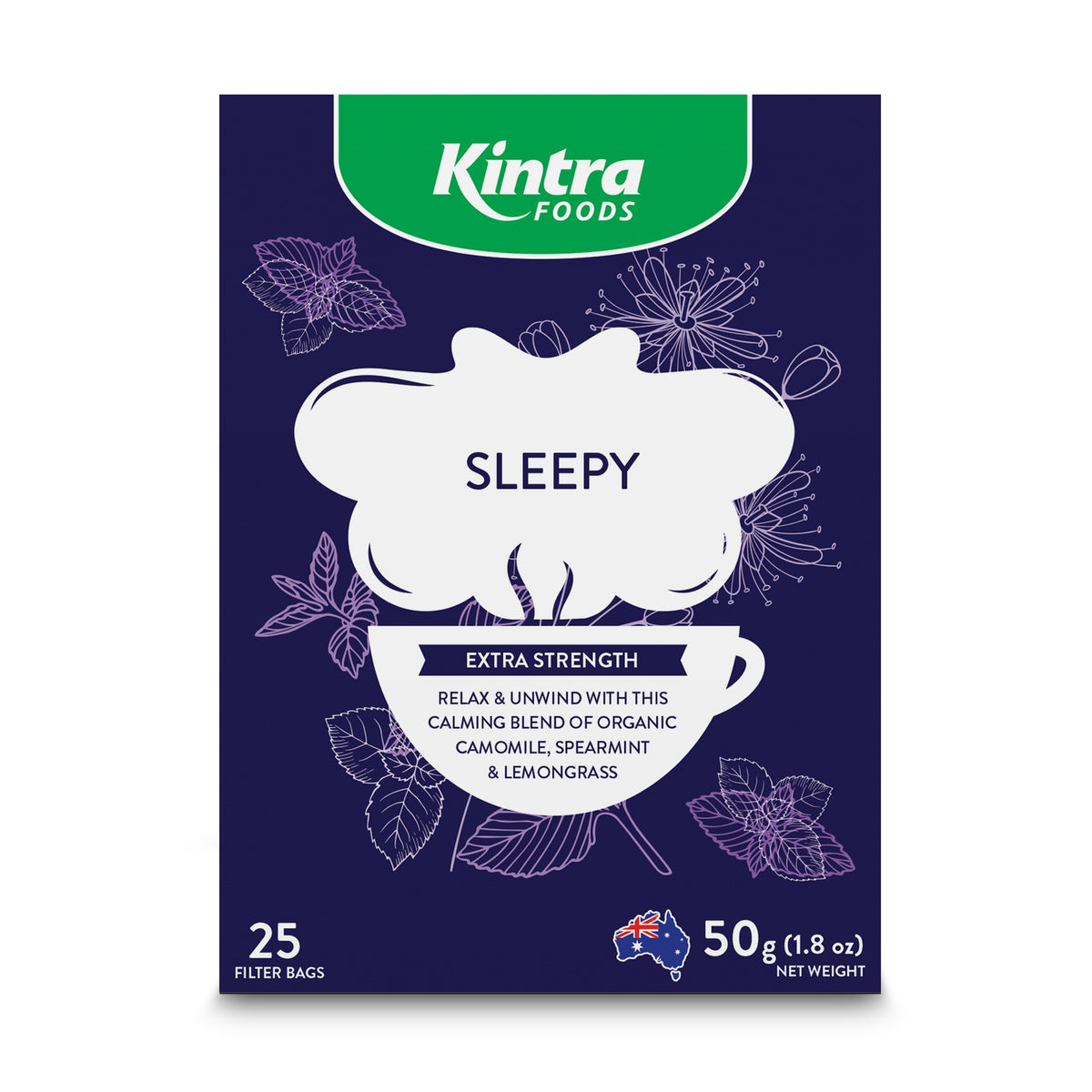 Kintra Foods Tea Sleepy 50g x 25 Tea Bags