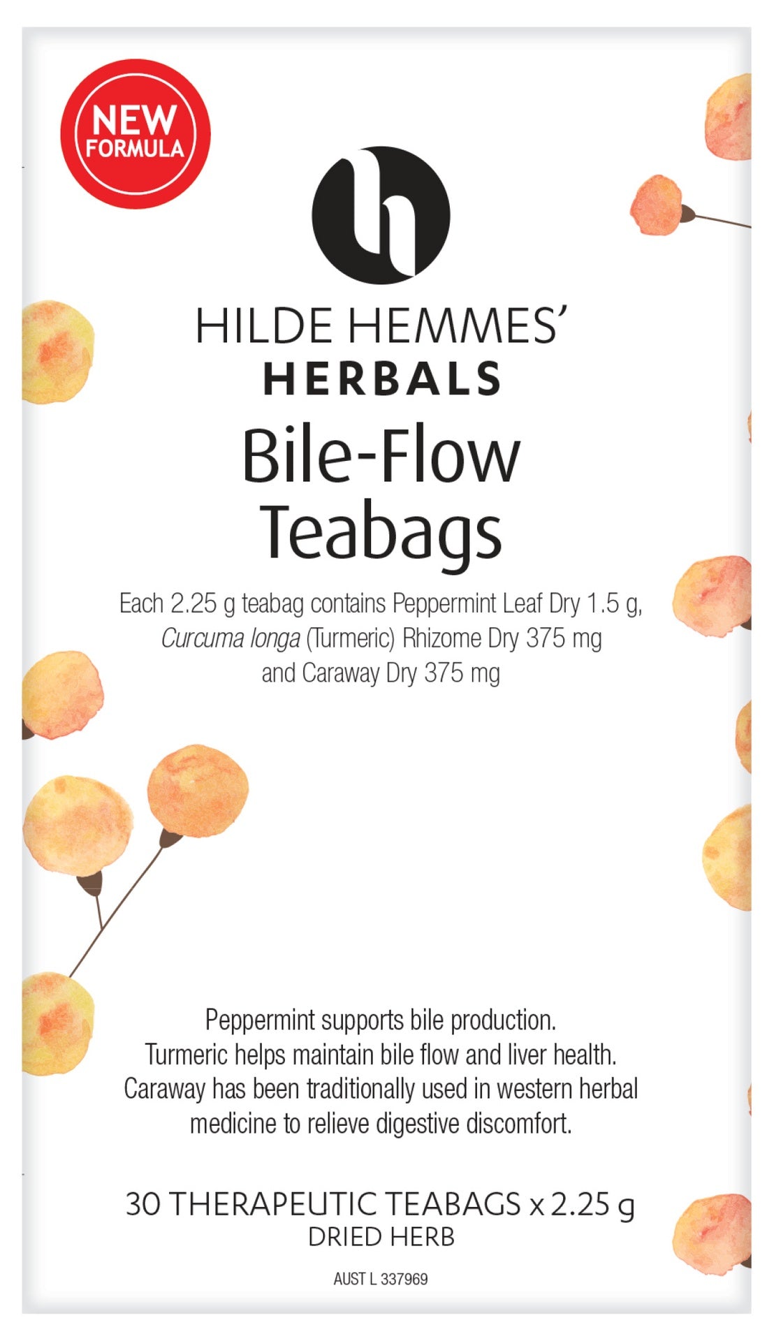 Hilde Hemmes Herbal&#39;s Bile Flow x 30 Tea Bags