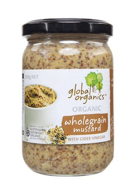 Global Organics Mustard Wholegrain Organic 200g