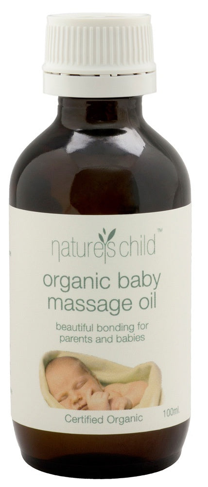 Nature&#39;s Child Baby Massage Oil Organic 100ml