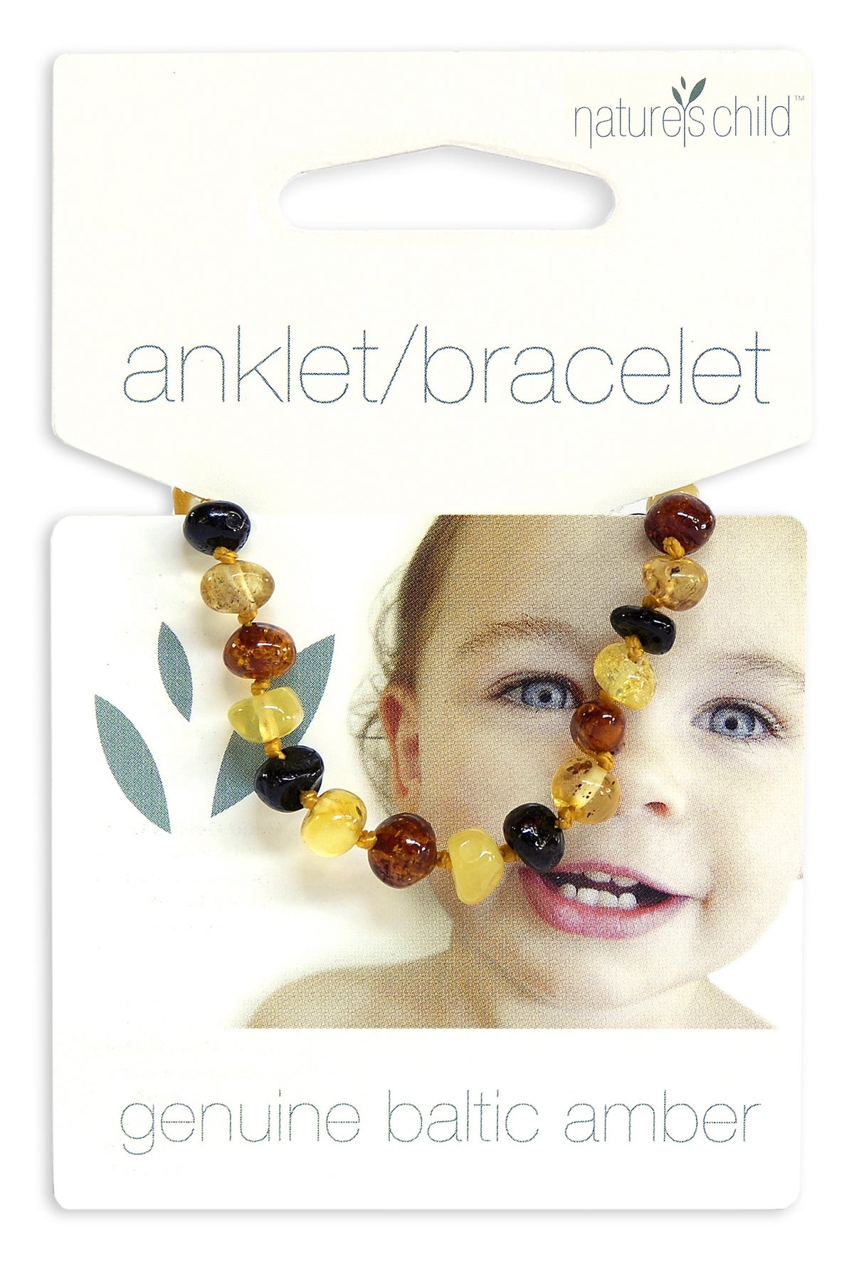 Nature&#39;s Child Amber Anklet - Mixed Colours 5g