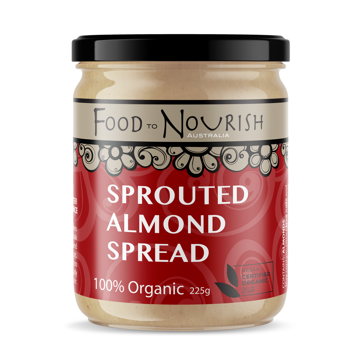 Food to Nourish Sprouted Almond Spread 200g