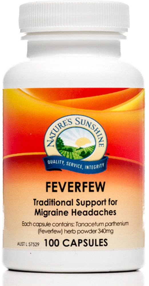 Nature&#39;s Sunshine Feverfew 340mg 100c