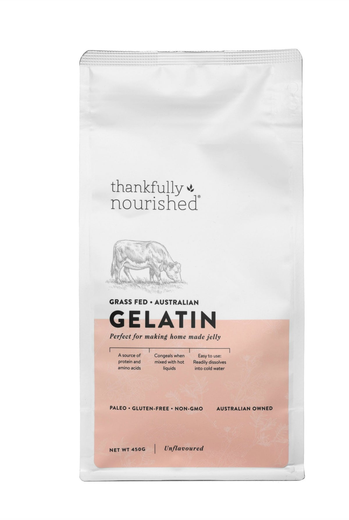 Thankfully Nourished Australian Gelatin 450g