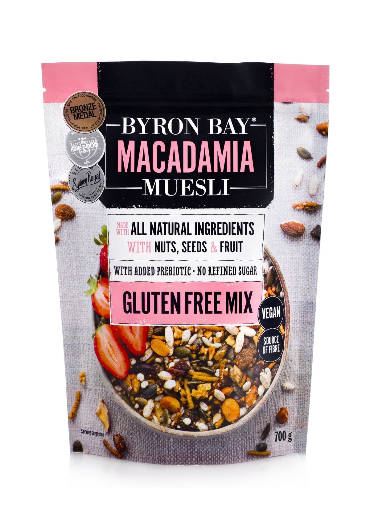 Byron Bay Macadamia Muesli Gluten Free Mix 700g