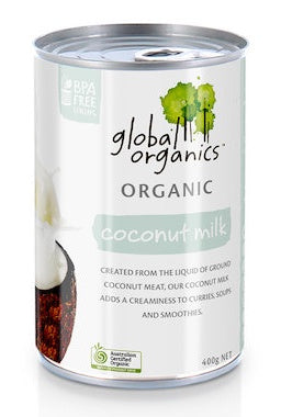 Global Organics Coconut Milk Organic 400g