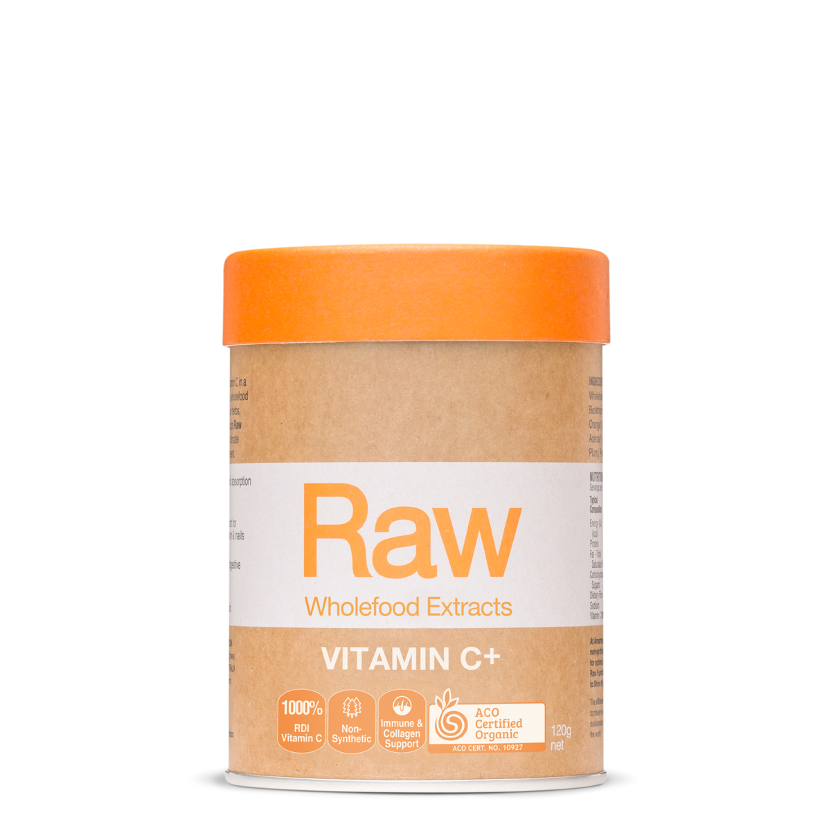 Amazonia Raw Prebiotic Vitamin C 120g