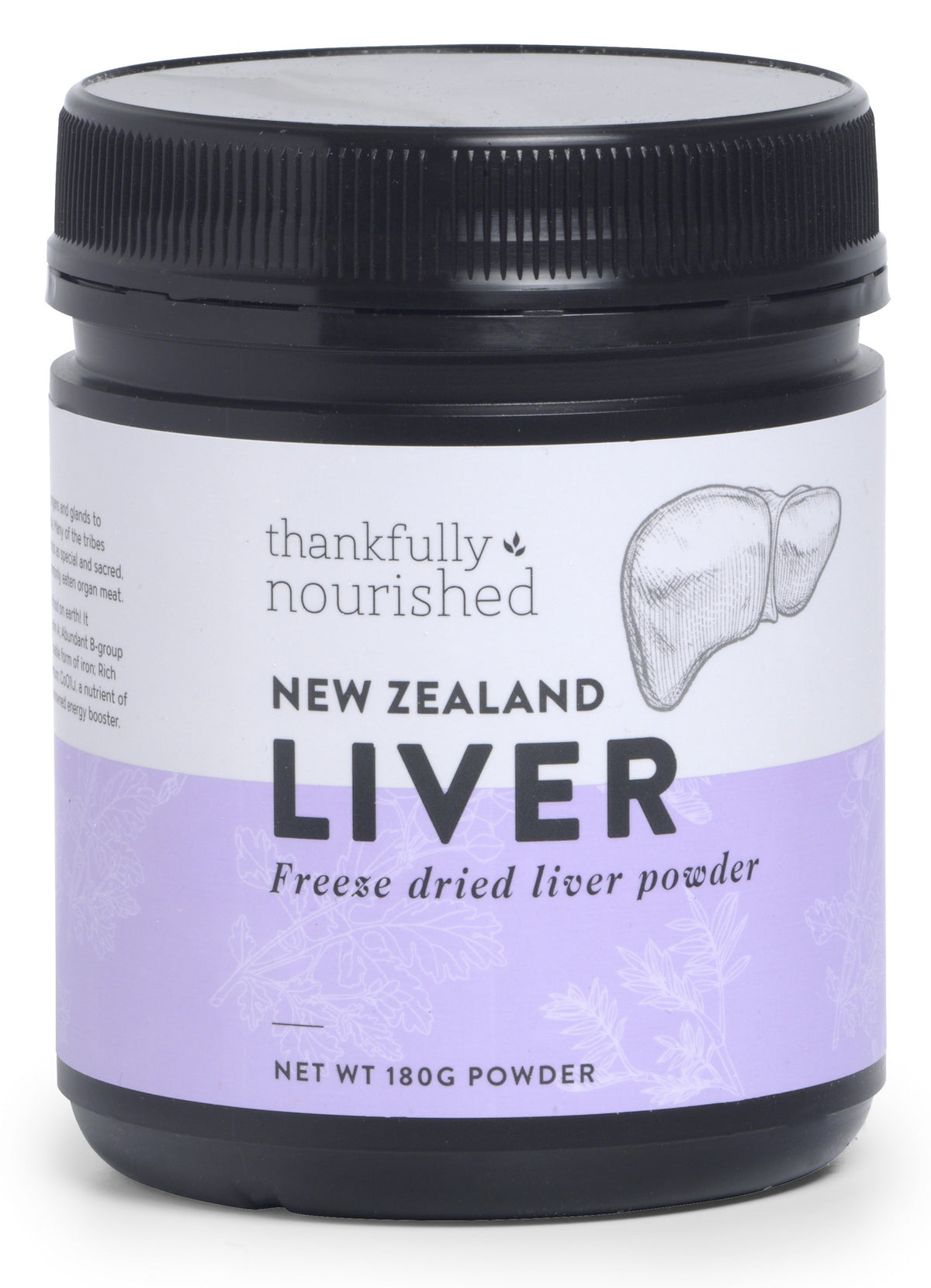 Thankfully Nourished NZ Liver Powder 180g