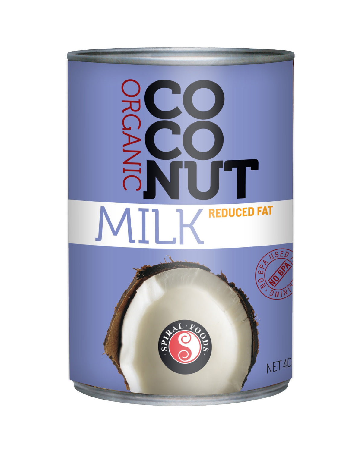 Spiral Foods Coconut Milk Reduced Fat 400ml