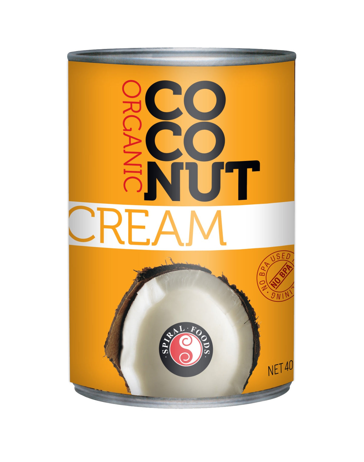 Spiral Foods Coconut Cream Organic 400ml