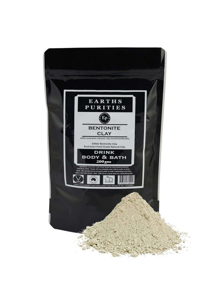 Earths Purities Bentonite Clay - Drink, Bath 200g