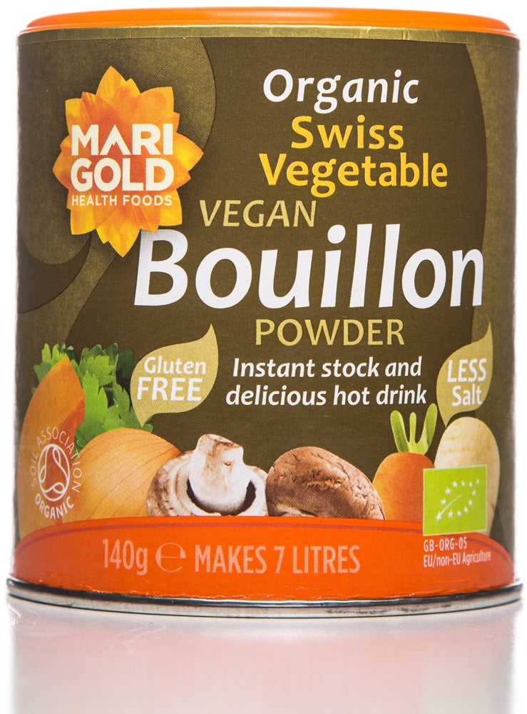 Marigold Health Foods Bouillon Powder Less Salt Grey 150g