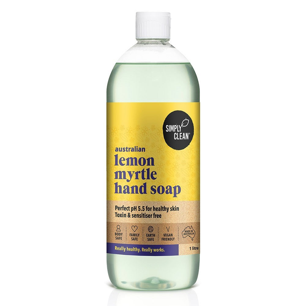 Simply Clean Lemon Myrtle Hand Soap 1L