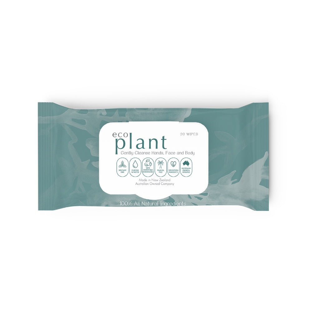 Eco Plant Plant Wipes 20s