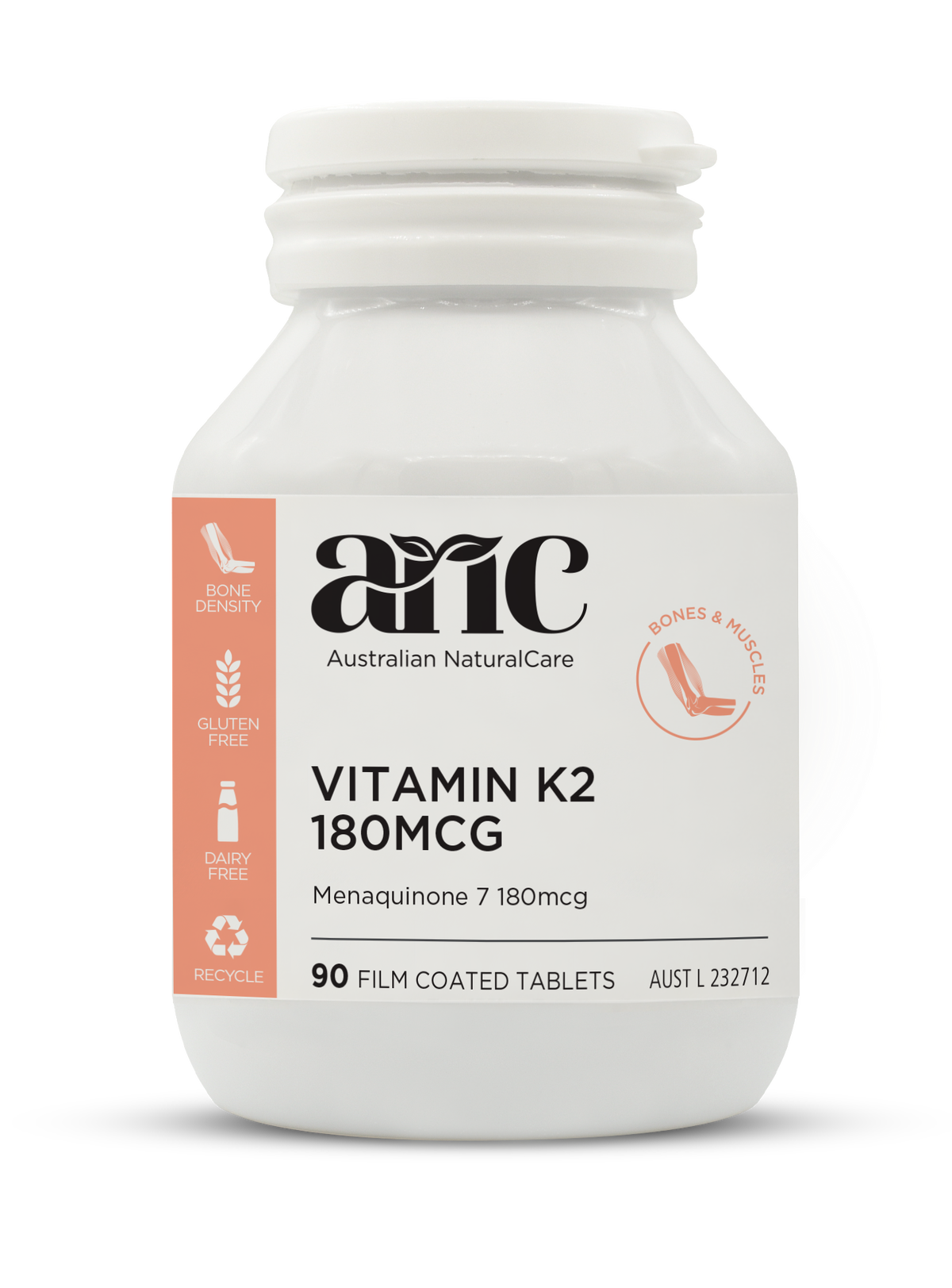 ANC Vitamin K2 180 MCG 90t