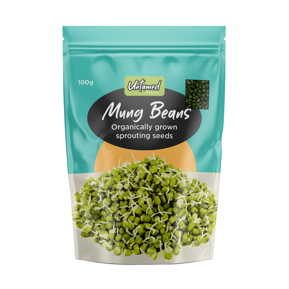 Untamed Health Mung Bean Sprouting Seeds 100g