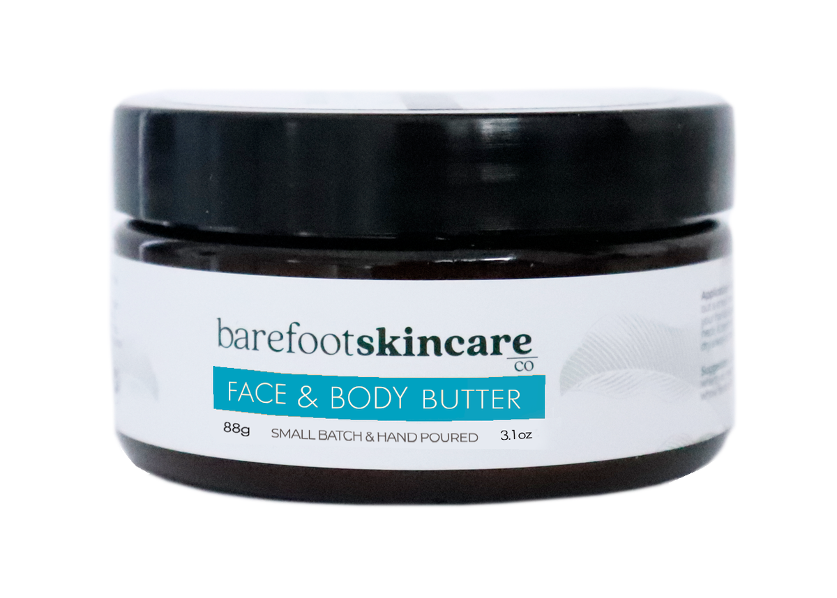 Barefoot Skincare Unscented Face &amp; Body Butter 88g