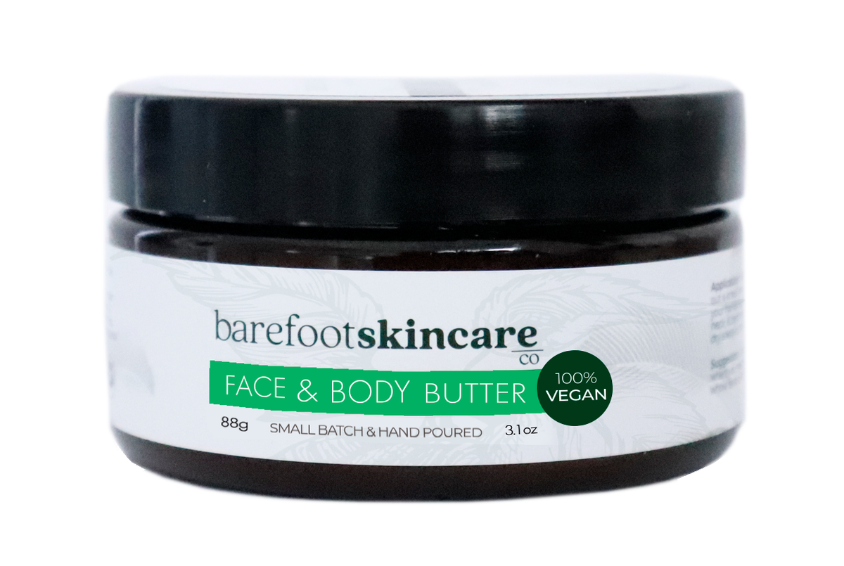 Barefoot Skincare Vegan Face &amp; Body Butter 88g