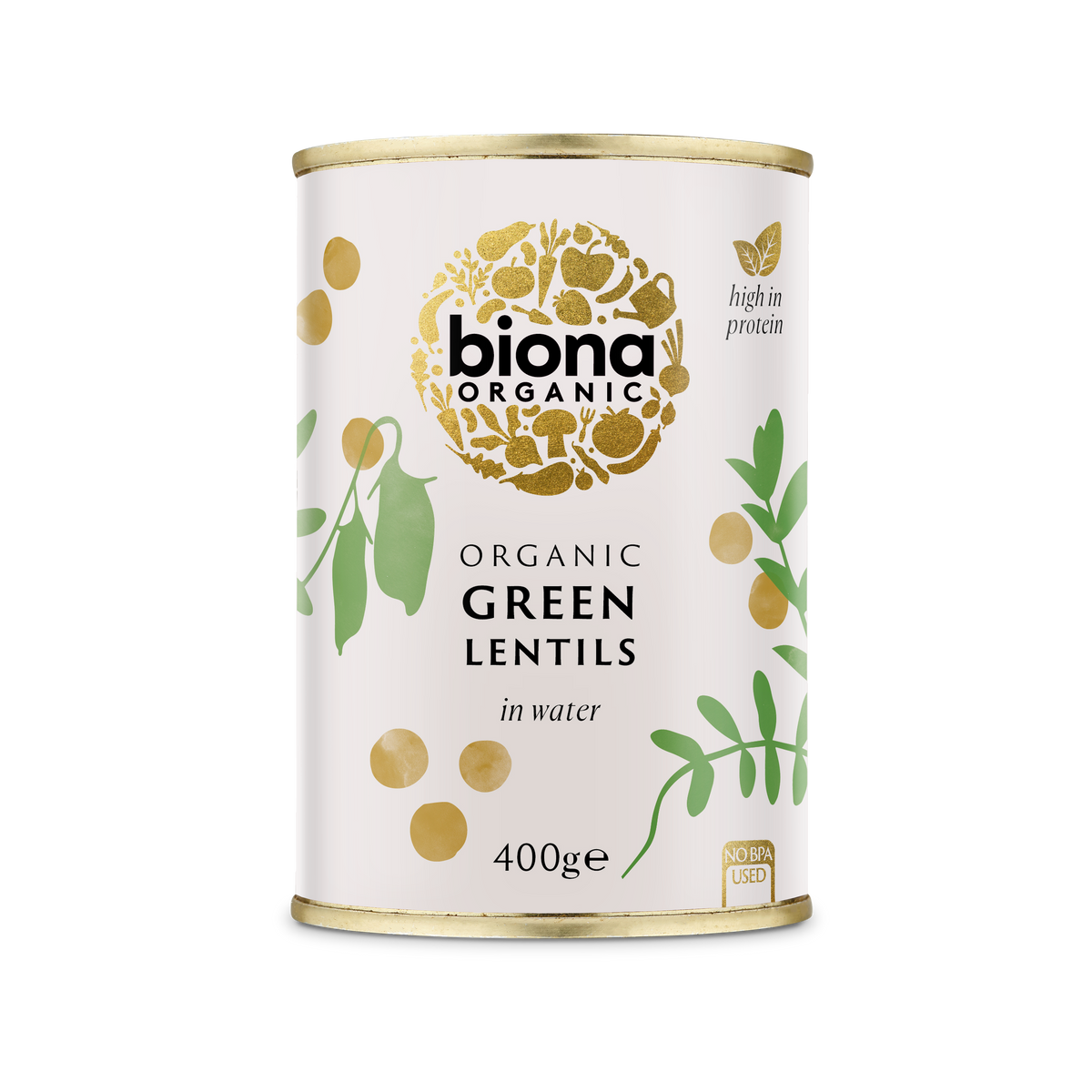 Biona Organic Green Lentils 400g