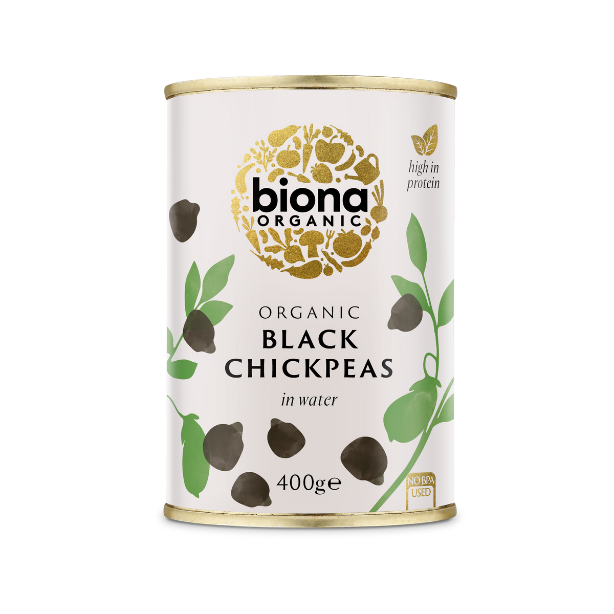 Biona Organic Black Chickpeas 400g