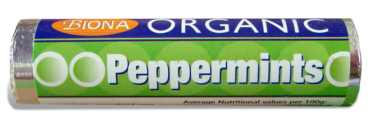 Biona Organic Peppermint Rolls 21g