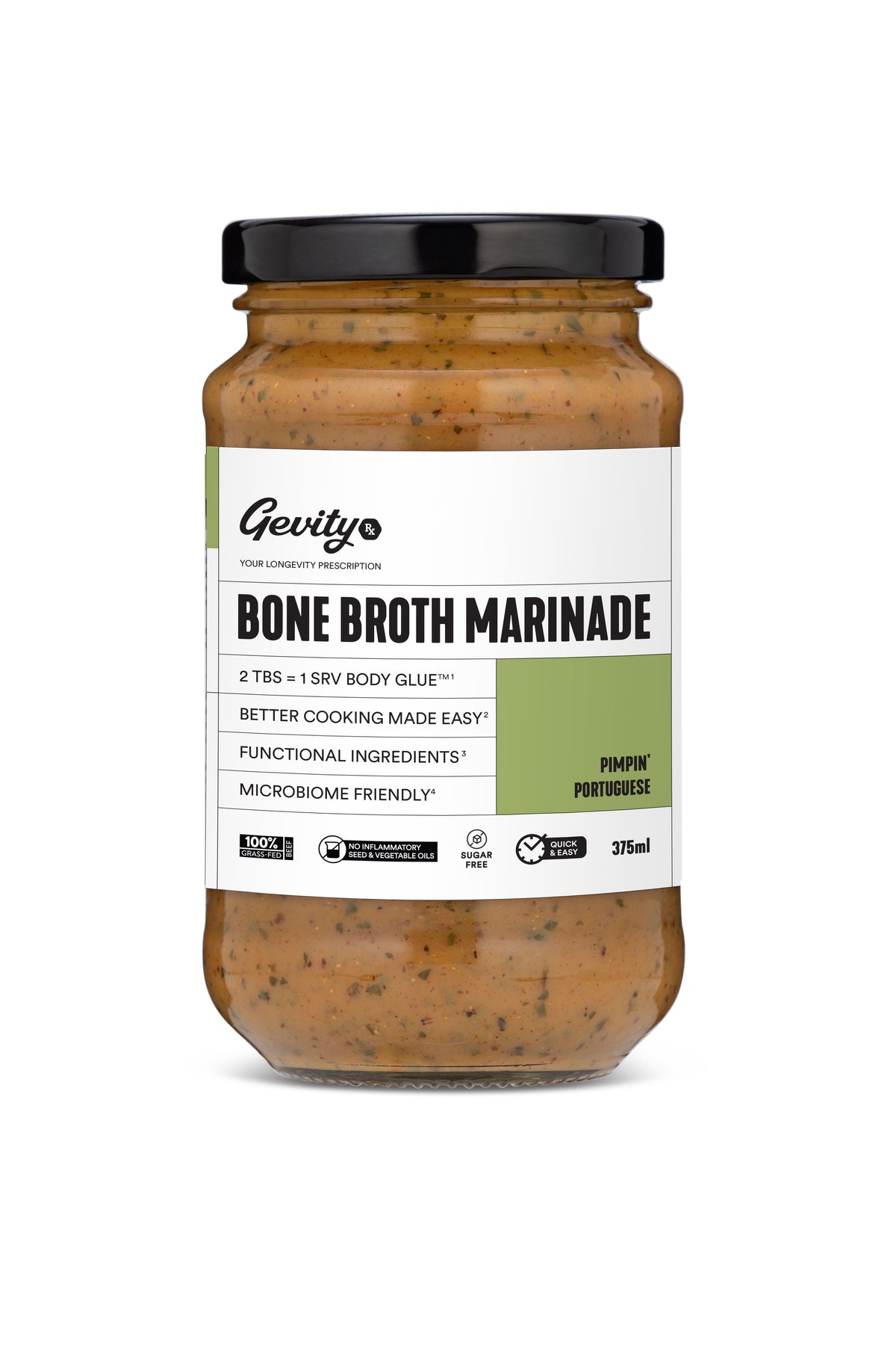 Gevity Rx Broth Marinade Portugese 375ml