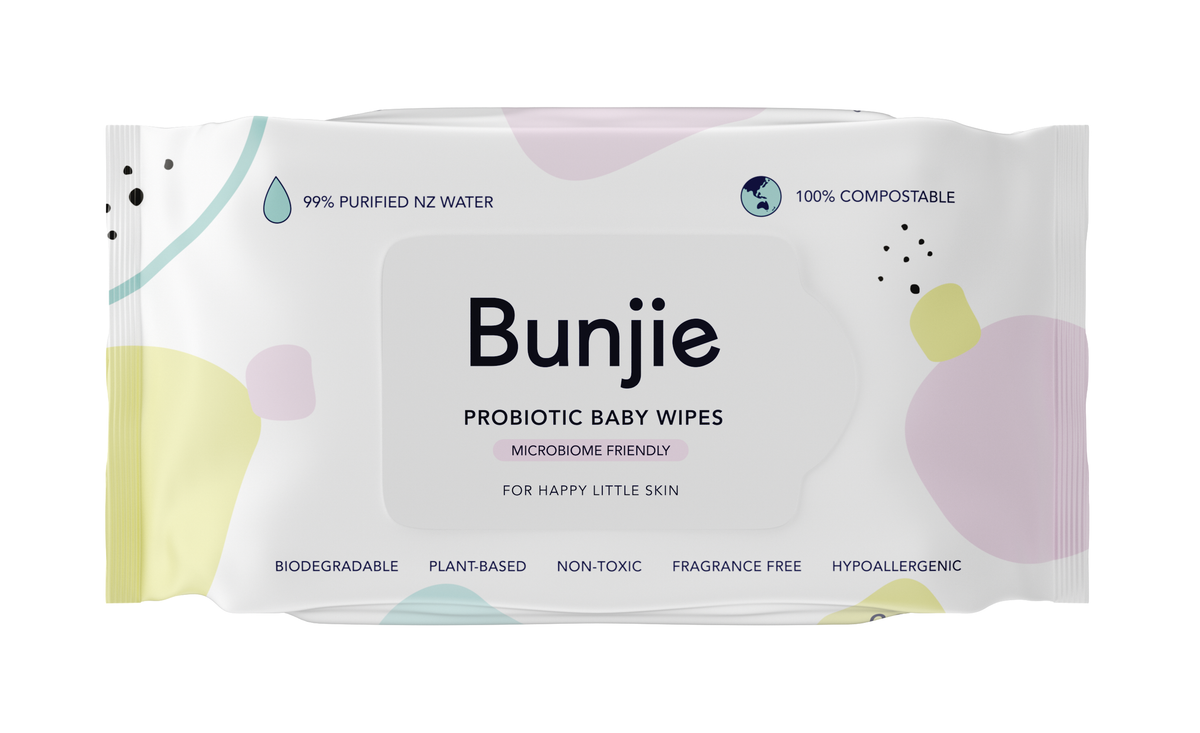 Bunjie Probiotic Baby Wipes 80s