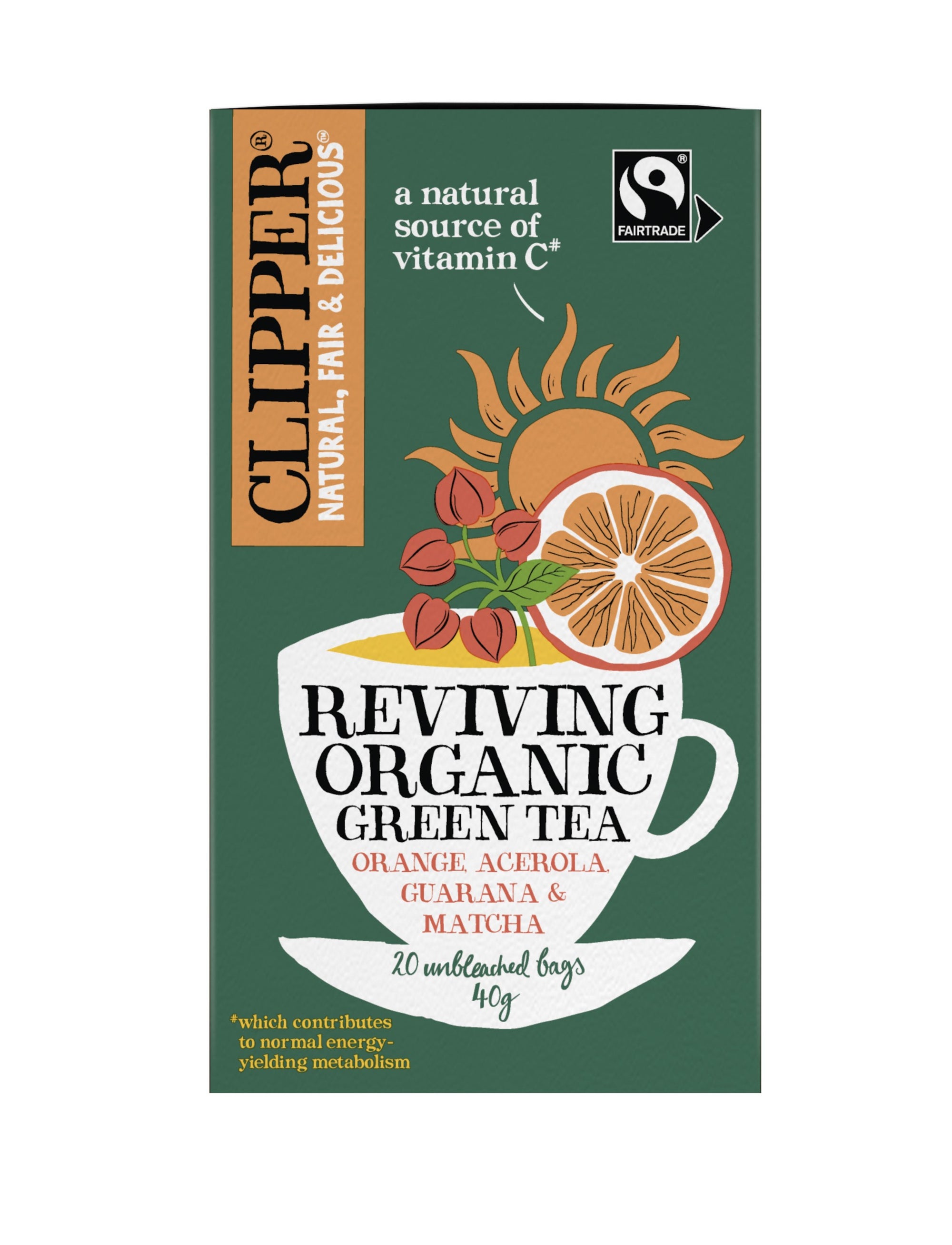 Organic Fairtrade Pure Green Tea