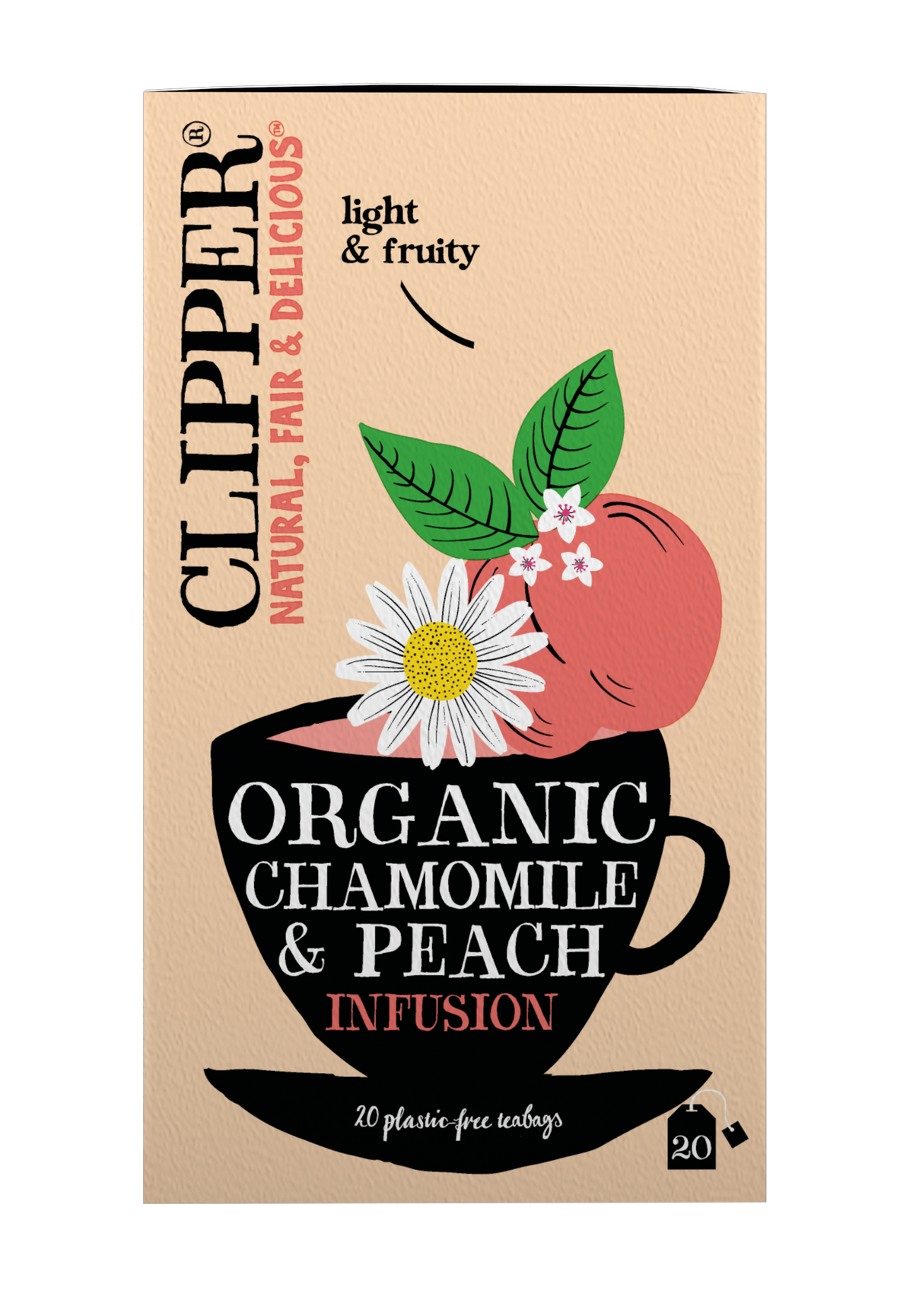 Clipper Chamomile &amp; Peach x 20 Tea Bags