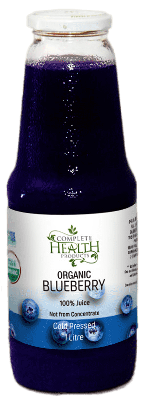 Complete Health Products Blueberry 100% Juice Organic 1L