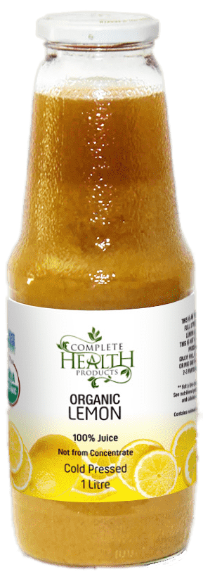 Complete Health Products Lemon 100% Juice Organic 1L