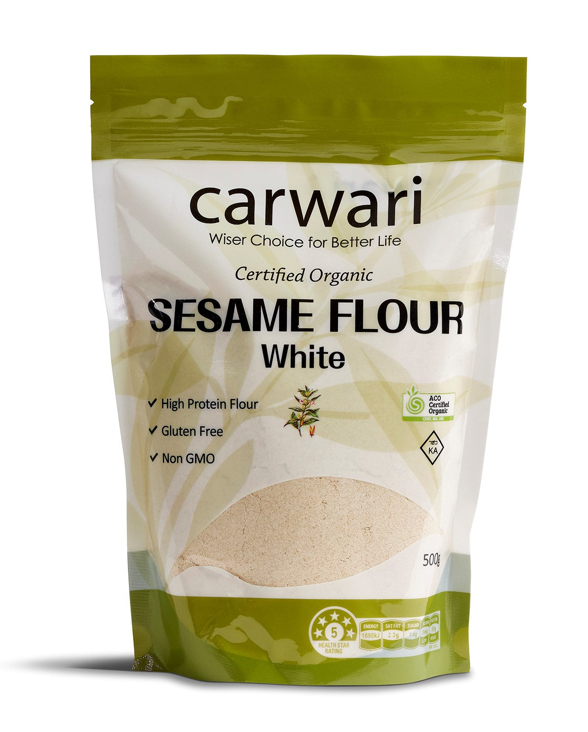 Carwari Organic Sesame Flour 500g