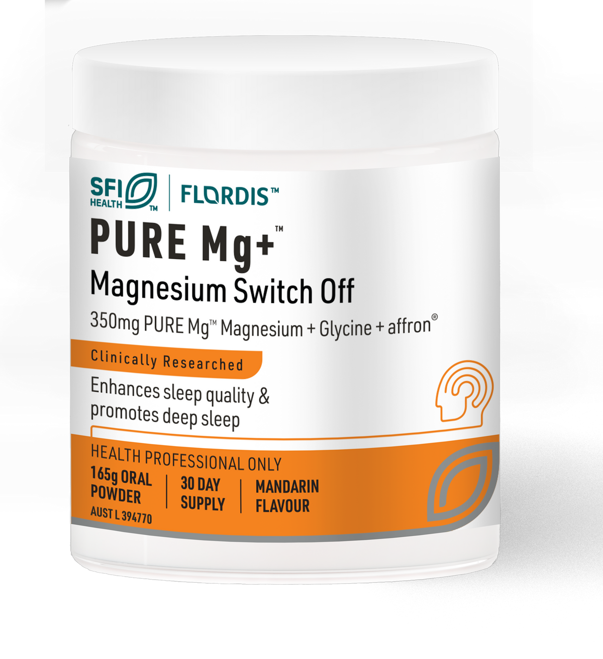 Flordis PURE Mg+ Magnesium Switch Off 165g