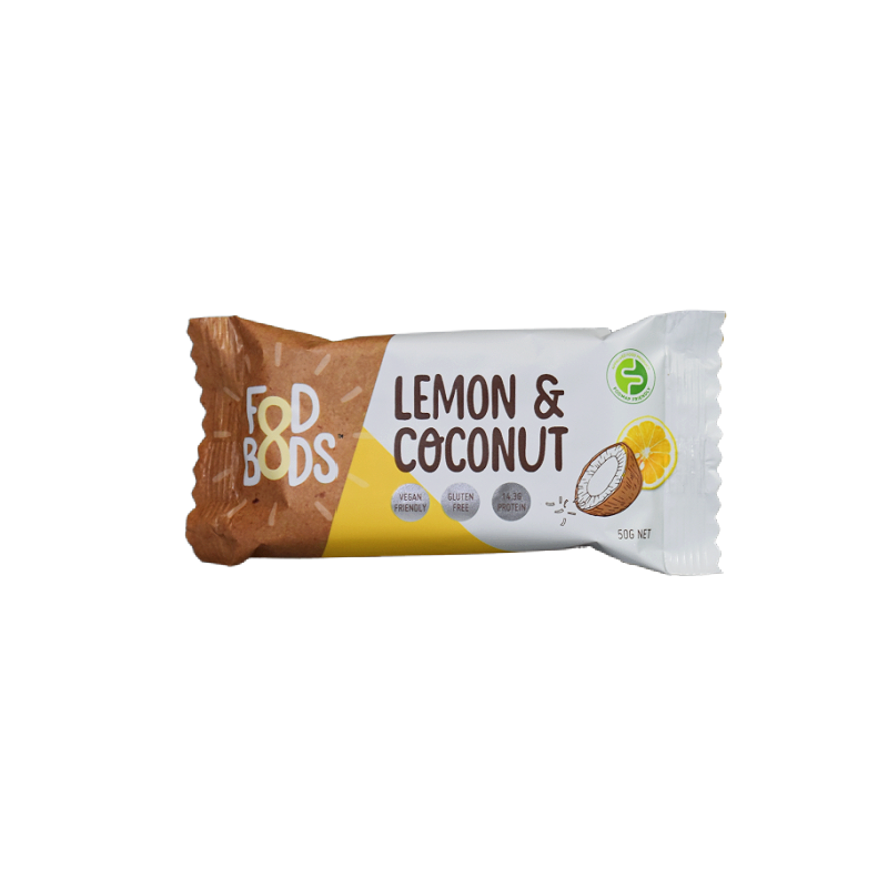 Fodbods Protein Bar Lemon Coconut 50g