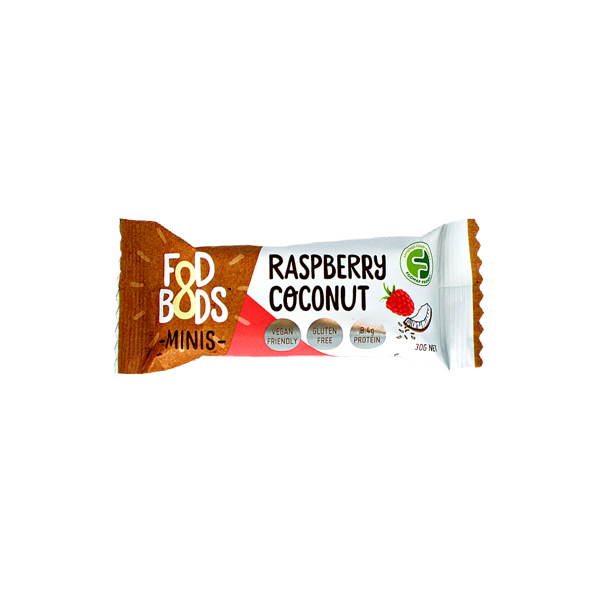 Fodbods Protein Bar Raspberry Coconut 30g