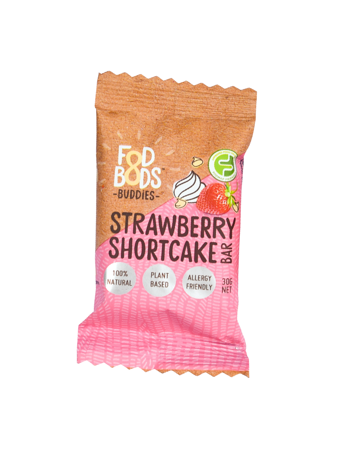 Fodbods Buddies Bites Strawberry Short 30g