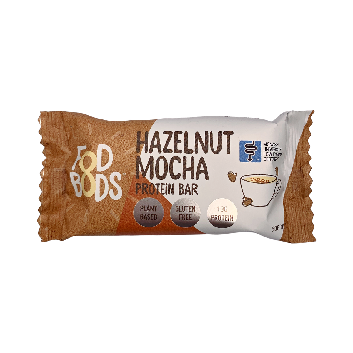 Fodbods Protein Bar Hazelnut Mocha 50g