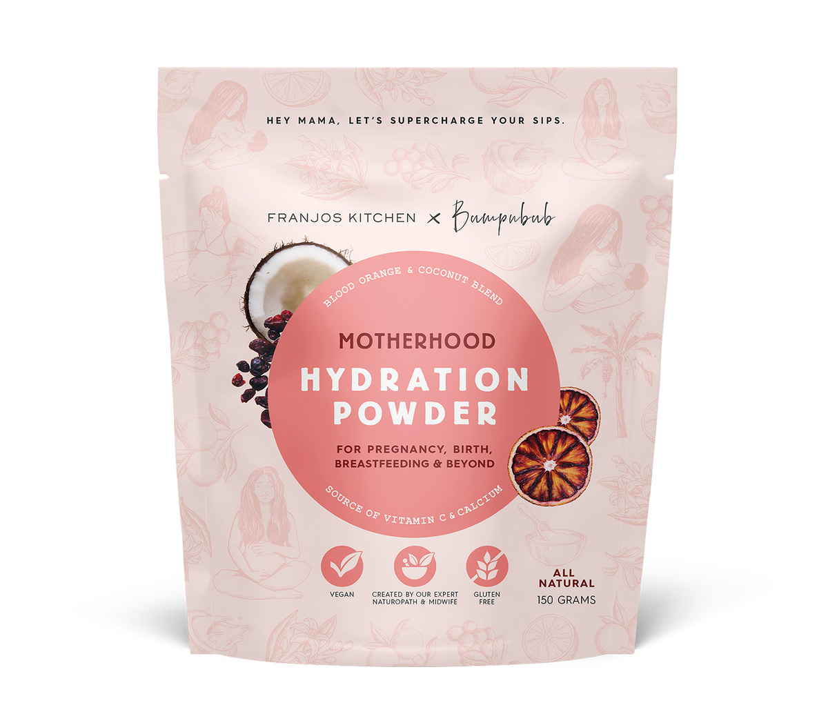 Franjos Kitchen Motherhood Hydration Powder 150g