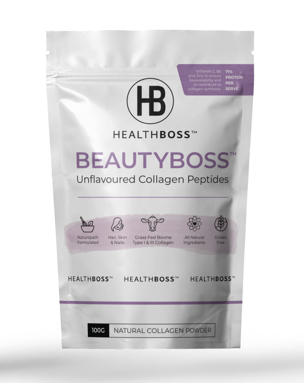 Health Boss Beauty Boss Unflavoured 100g