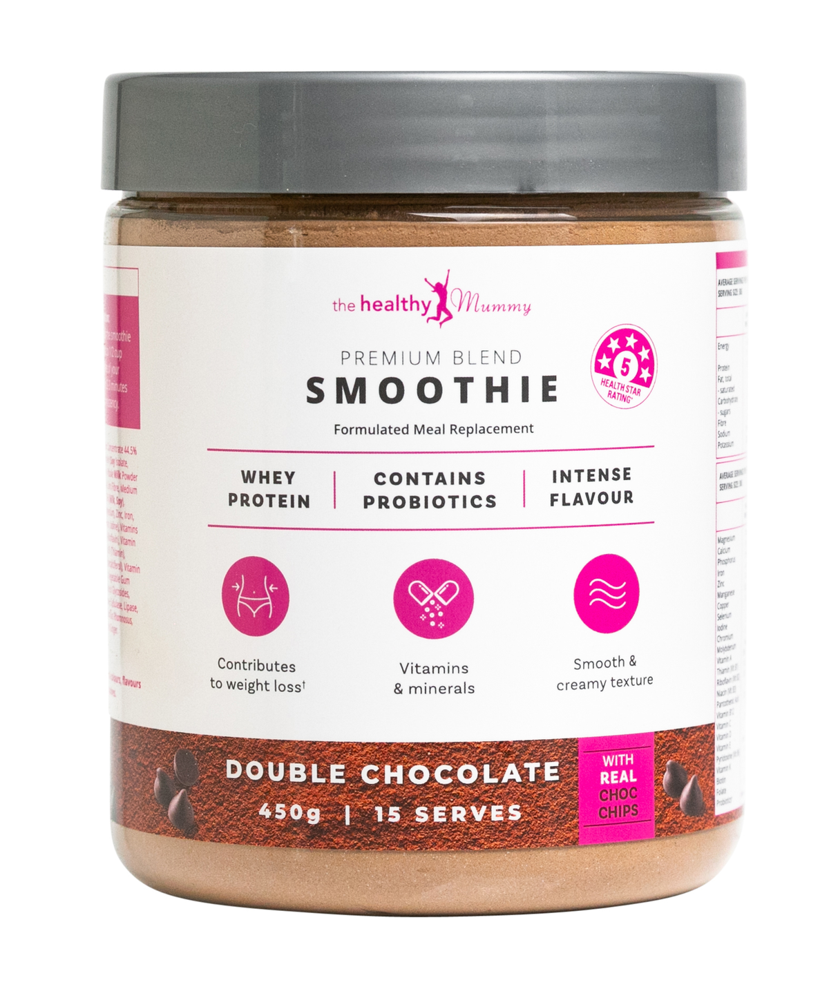 The Healthy Mummy Premium Smoothie Double Choc 450g