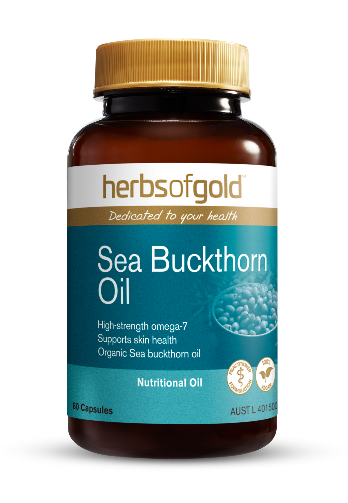 Herbs of Gold Sea Buckthorn Oil 60c