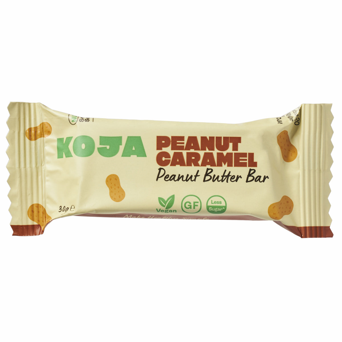 KOJA Health Peanut Butter Bar Caramel 30g