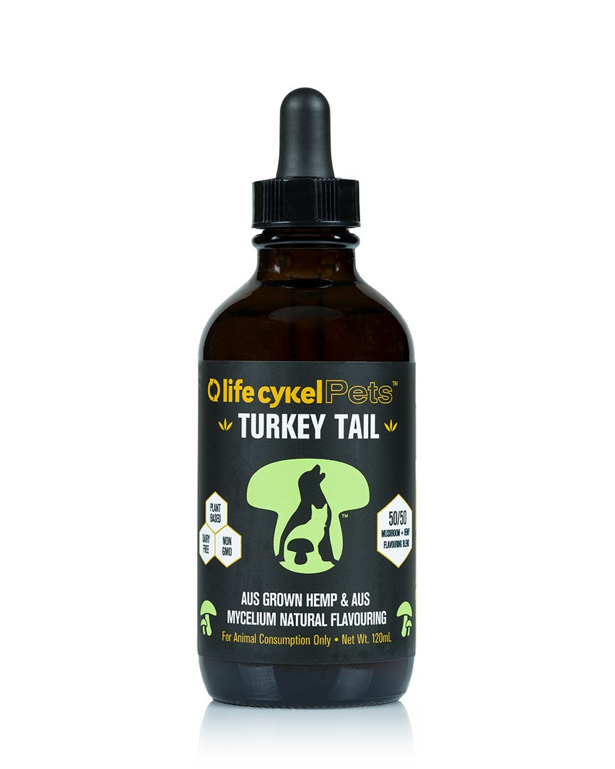 Life Cykel Pets Turkey Tail &amp; Hemp Oil 120ml