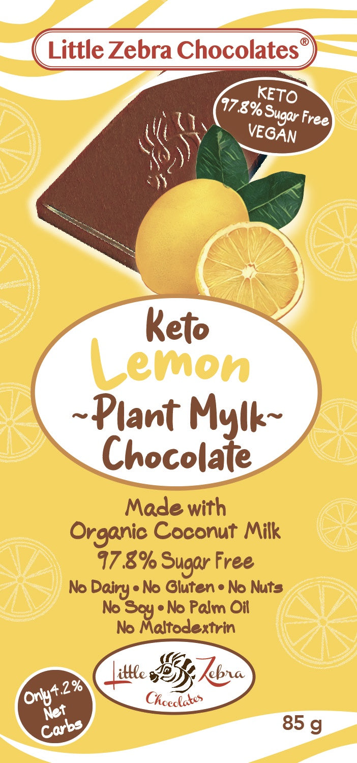 Little Zebra Chocolates Lemon Plant Mylk 85g