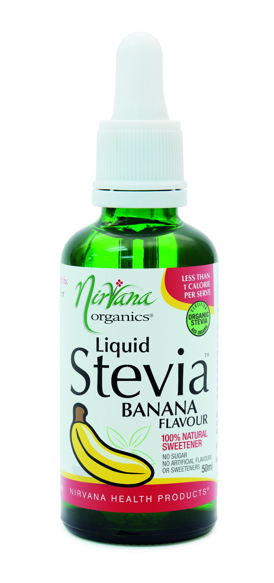 Nirvana Organics Liquid Stevia Banana 50ml