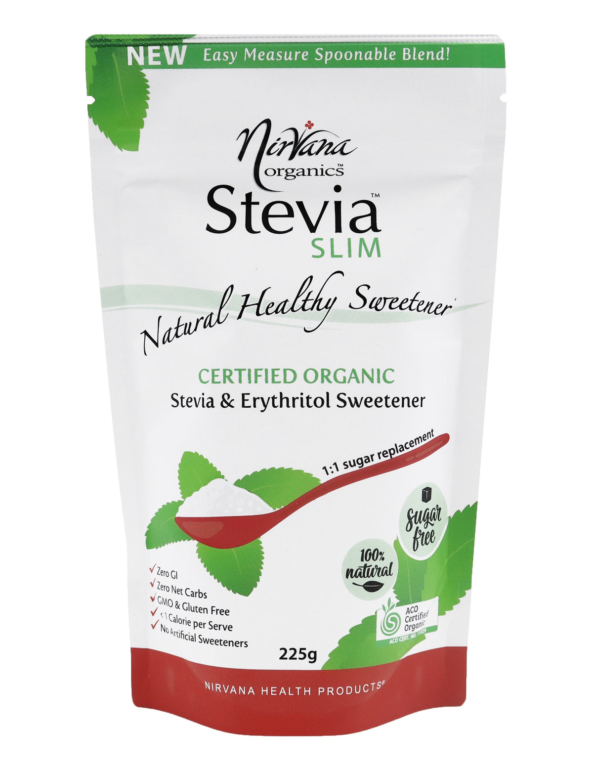 Nirvana Organics Stevia Slim 225g