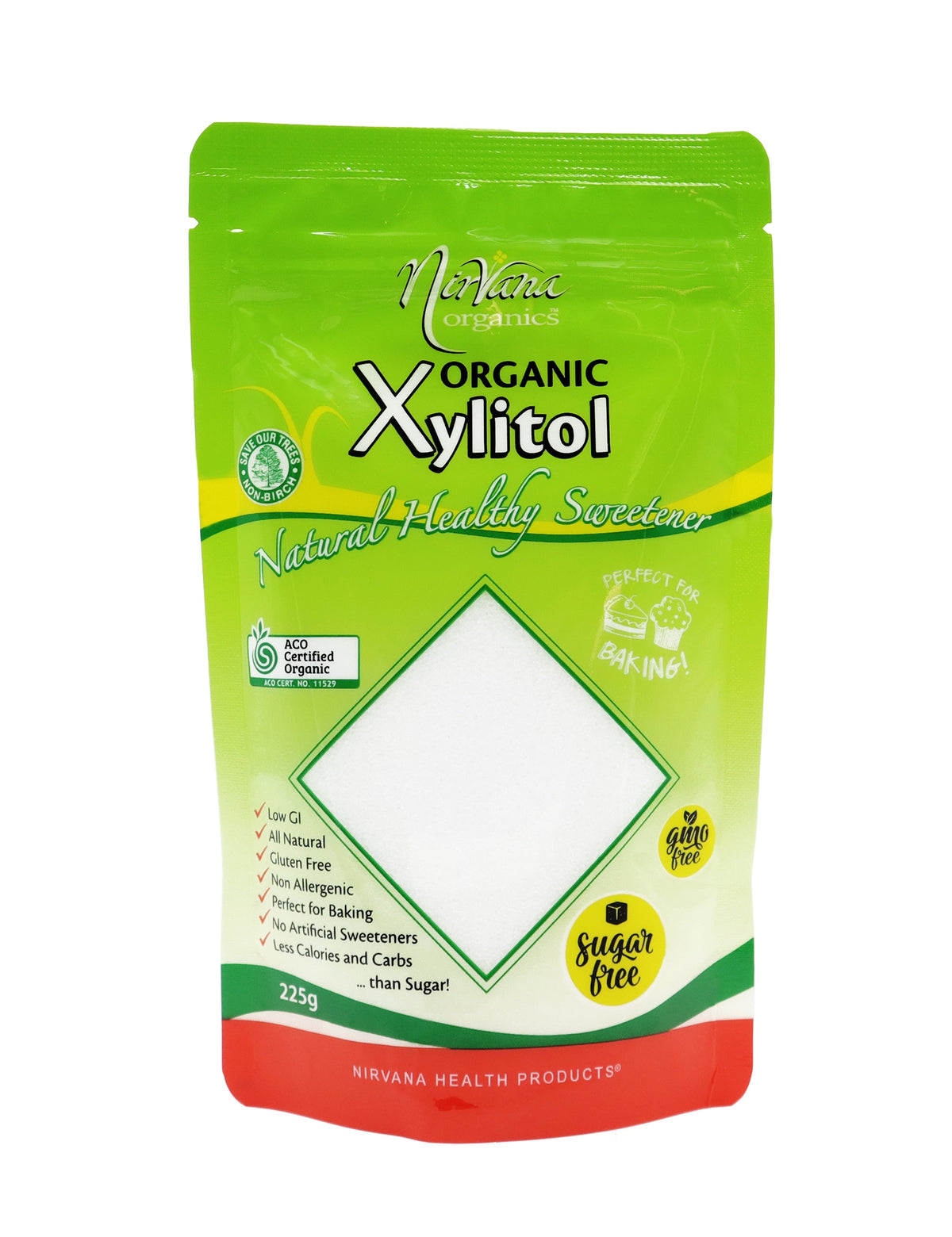 Nirvana Organics Xylitol Organic 225g