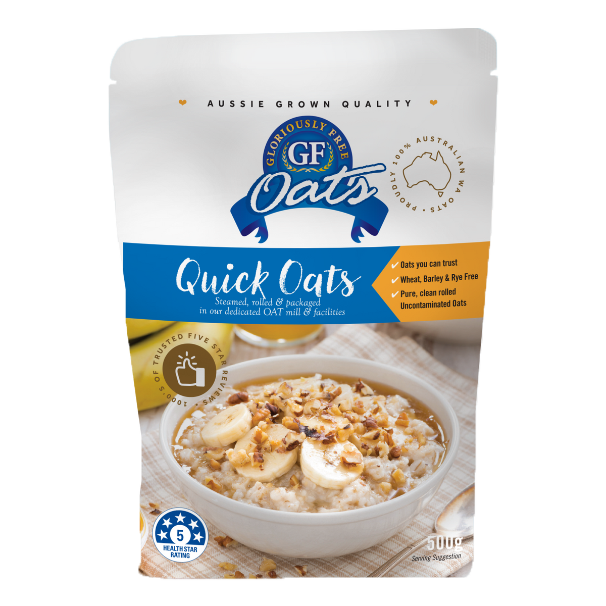 Gloriously Free GF Rolled Quick Oats 450g