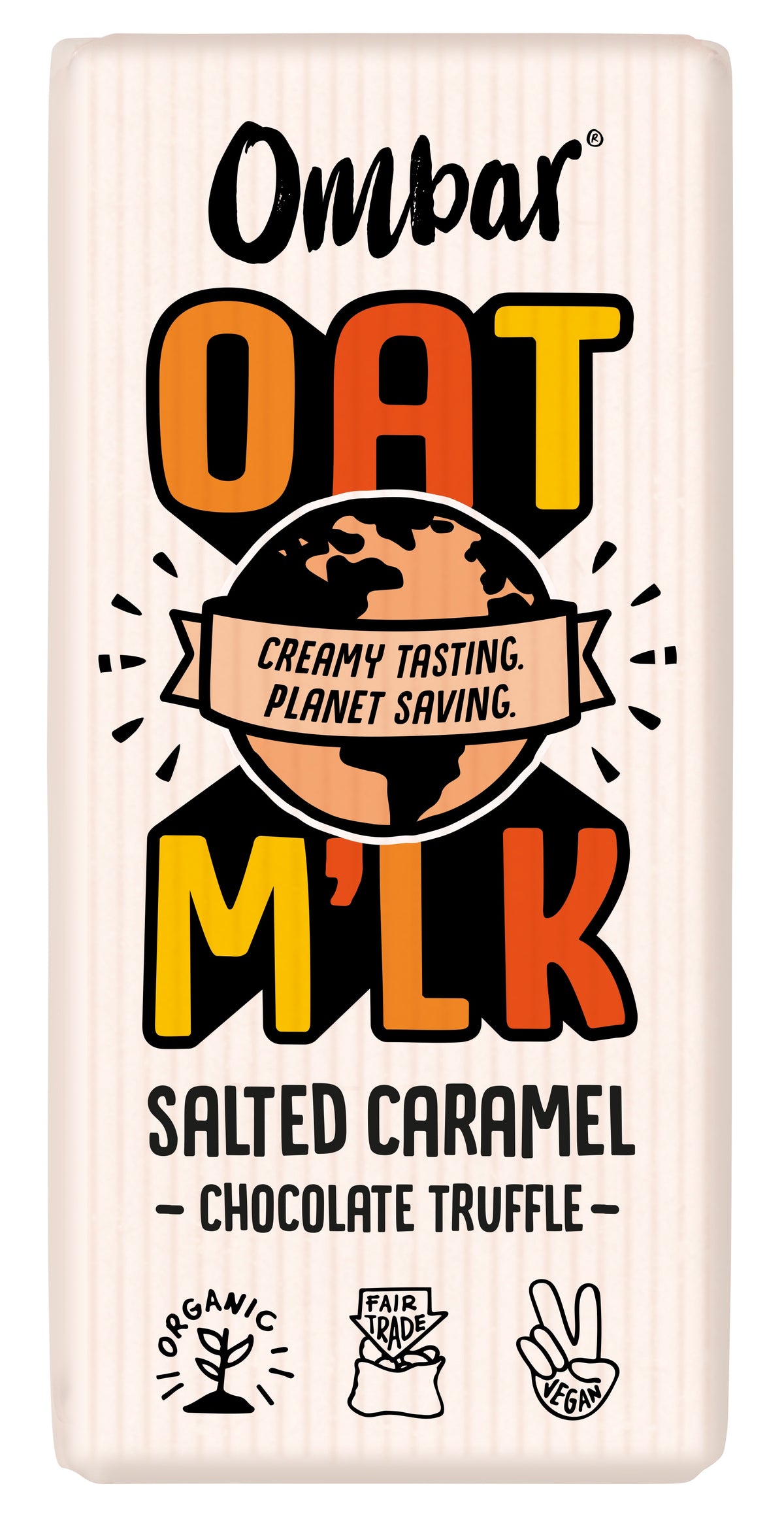 Ombar Oat M&#39;lk Salted Caramel Choc 70g